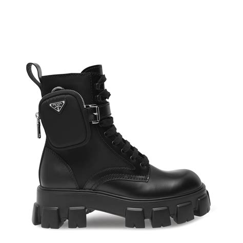 black prada motorcycle boots|all black Prada boots.